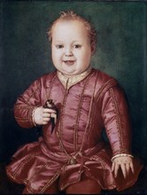 BRONZINO 1503/72
*GARCIA MEDICIS HIJO DE COSIMO I MEDICIS 1595
FLORENCIA, GALERIA DE LOS