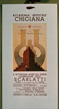 *CARTEL ANUNCIO 'TRIUNFO DEL HONOR' DE SCARLATTI
SIENA, ACADEMIA CHIGIANA
ITALIA

This image is
