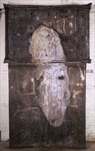 SCHNABEL JULIAN 1951-
EPITAPH(I.K.)(TOMB PANEL IV)1989-335x205x69cm-BRONCE PINTADO
MADRID,