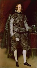 Velázquez, Philip IV wearing black and silver clothes