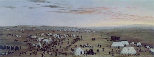 LOPEZ CANDIDO
CAMPAMENTO DE LA URUGUAYANA-1865-
BUENOS AIRES, MUSEO HISTORICO