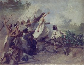 RECREACION HEROICA DE LA GUERRA DE 1870-
ASUNCION, MUSEO HISTORICO MILITAR
PARAGUAY

This image