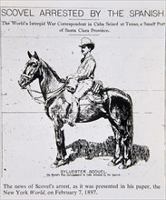 EL CORRESPONSAL DE GUERRA SCOVEL ES ARRESTADO EN "CUBA"

This image is not downloadable. Contact