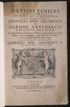 TENIERS II DAVID EL JOVEN 1610/90
PORTADA DEL THEATRUM PICTORIUM EN LATIN 2ªEDICION 1684
Madrid,