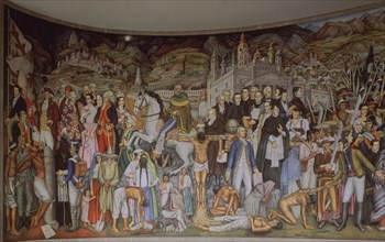 oeuvre conservée au musée national d'histoire de México