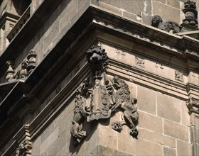 EXTERIOR-DET EMBLEMA HERALDICO EN ESQUINA DE LA TORRE
SALAMANCA, PALACIO DE