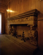 INTERIOR-SALA DE JUNTAS(HOY DIPUTACION)-CHIMENEA
LEON, PALACIO DE LOS GUZMANES
LEON

This image