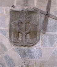 EXTERIOR-FACHADA OESTE-DET ESCUDO ENTRE ARQUERIAS
TRUJILLO, PALACIO DEL MARQUES DE