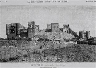 MATUTE
ILUST ESP/AMER-1896-BENAVENTE(ZAMORA)EL CASTILLO-GRABADO