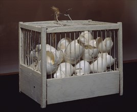 Broodthaers, Small Cage with Eggs