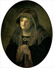 Harmenszoon Van Rijn Rembrandt, dit Rembrandt (1606-1669)
RETRATO DE LA MADRE-1639-48,8X40,6