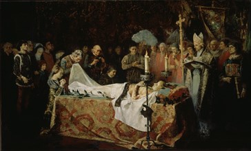 POVEDA VICENTE
MUERTE DEL PRINCIPE CARLOS DE VIANA-(1421 - 1461)DEPOSITO DEL PRADO-PINTADO