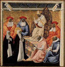 Di Giovanni, Sainte Catherine devant le pape Grégoire XI en Avignon