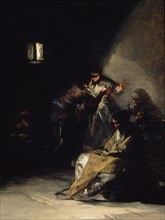 Goya, Inside of a jail (The crime of Castillo II)