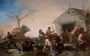 Goya, Dispute dans la Mesón del Gallo