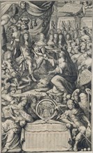 LARMESSIN NICOLAS DE 1638/94
GRABADO-FRANCIA JUSTIFICA GUERRA DE CONQUISTA DE FLANDES