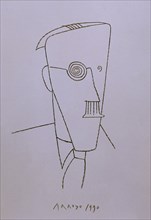 ARROYO EDUARDO 1937/-
DIBUJO-JAMES JOYCE-1990
MADRID, COLECCION PARTICULAR
MADRID

This image