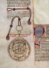 ALFONSO X EL SABIO 1221/84
LIBRO DEL SABER DE ASTROLOGIA- S XIII MS 156 F75V-TRADUCIDO DEL