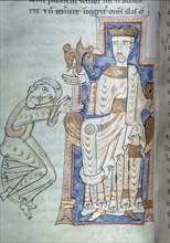 Liber Feudorum Maior, Vassal giving tribute to his king