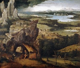Patinir, Landscape with Saint Jerome