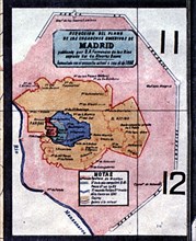 CAÑADA FACUNDO
REDUCCION DEL PLANO DE LOS SUCESIVOS ENSANCHES DE MADRID HASTA 1868
MADRID,