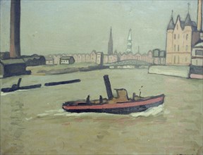 MARQUET ALBERT 1875/1947
EL PUERTO DE HAMBURGO      O/L 68x81
SAN PETESBURGO, MUSEO