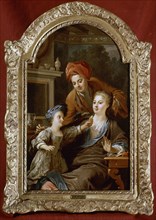 LOO VAN J B
LA FAMILIA DEL PINTOR-EL NIÑO ES LOUIS MICHEL VAN LOO(SU HIJO)
MADRID, COLECCION