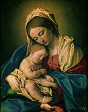 Il Sassoferrato, Madonna and Sleeping Christ Child