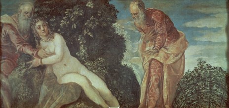 work of art preserved at the Prado museum in Madrid - Tintoretto,