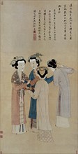 TANG YIN
LAS CUATRO BELLAS(COLORES SOBRE SEDA)-1470-1513
PEKIN, MUSEO DE PEKIN
CHINA