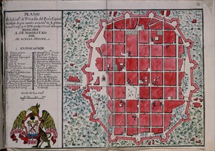 MARTINEZ COMPAÑON 1737/97
TRUJILLO DEL PERU - PLANO DE LA CAPITAL- S XVIII MANUSCRITO
MADRID,