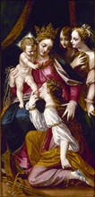 Sanchez Coello, Mariage mystique de sainte Catherine