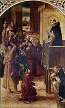 Berruguete, Sermon de saint Pierre martyr