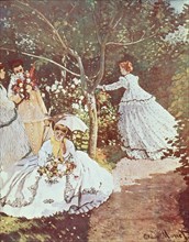 Monet, Femmes au jardin, à Ville d'Avray