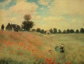 Monet, Coquelicots, environs d'Argenteuil