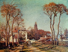 Pissarro, Entrée du village de Voisins