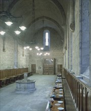 Dining hall of the Monastery of Santa Maria de Poblet