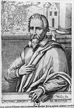 FRITSCH CHRISTIAN
MIGUEL SERVET MEDICO HUMANISTA ESPANOL (1511-1553)- GRABADO S XVII
PARIS,
