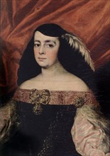 CARREÑO MIRANDA JUAN 1614/1685
RETRATO DE DAMA(DEL PANUELO)DETALLE DEL ROSTRO-S XVII
MADRID,
