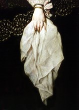 CARREÑO MIRANDA JUAN 1614/1685
DET-RETRATO DE DAMA DEL PAÑUELO-S XVII BARROCO ESPAÑOL
MADRID,