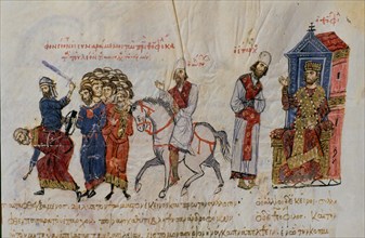Skylitzes, Emperor Theophilus orders the Eparch of Constantinople to execute the accomplices of Michael III
