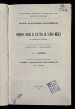 ESPINOSA AURELIO M
ESTUDIOS SOBRE EL ESPANOL DE NUEVO MEXICO-FONETICA - EDICION 1930 - BUENOS