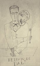 GARCIA LORCA FEDERICO 1898/1936
DIBUJO-"A DALI"-RETRATO DE DALI
MADRID, FUNDACION GARCIA