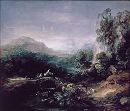 GAINSBOROUGH THOMAS 1727/88
PAISAJE CON UN PUENTE