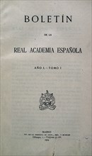 PRIMER TOMO DEL BOLETIN DE LA REAL ACADEMIA ESPANOLA

This image is not downloadable. Contact us