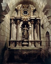 IGLESIA - ALTAR EN PIEDRA DE SANTA CATALINA DE ALEJANDRIA - S XVII
OSERA,