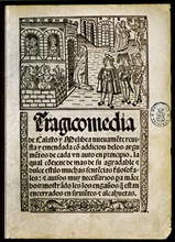 ROJAS FERNANDO DE 1470/1541
TRAGICOMEDIA DE CALISTO Y MELIBEA-LA CELESTINA-EDICION VALENCIA