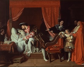 Ingres, François 1er reçoit les derniers soupirs de Léonard de Vinci