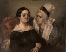 INGRES 1780/1867
MADAME VANDEVILLE Y SU MADRE - S XIX
CHERBOURGO, MUSEO THOMAS