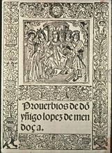 SANTILLANA MARQUES D
LOS CIEN PROVERBIOS-PORTADA
MADRID, BIBLIOTECA NACIONAL
MADRID